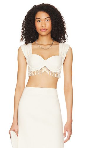 Perla Fringe Trim Bra Top in . Size S, XL - LPA - Modalova