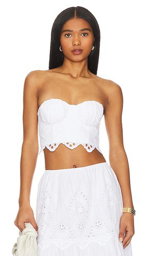 Francesca Eyelet Corset Top in . Size XL, XS - LPA - Modalova