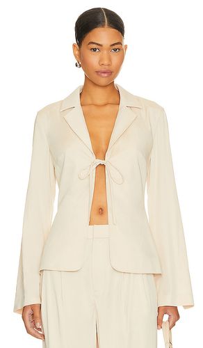 Franca Tie Front Blazer Top in . Size S - LPA - Modalova