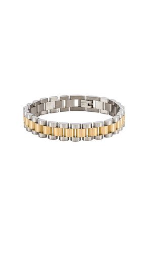 The Two-Toned Timepiece Bracelet in - Luv AJ - Modalova