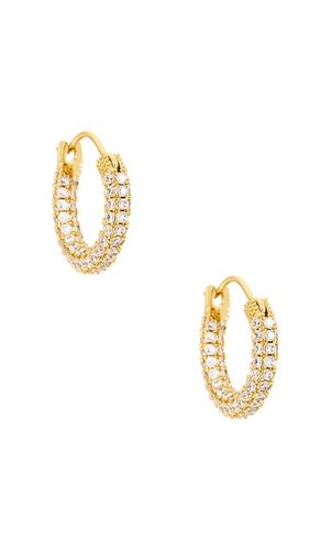 BOUCLES D'OREILLES PAVE AMALFI in - Luv AJ - Modalova