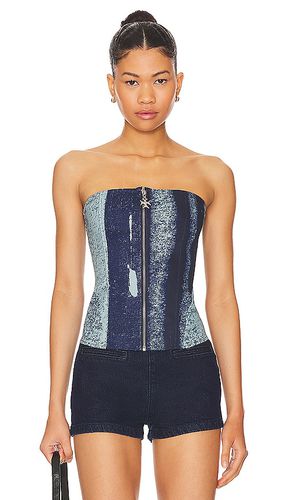 Miaou Riley Corset in Blue. Size M - Miaou - Modalova