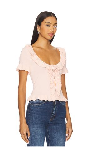 Kaomi Ruffle Knit Top en . Taille M. Also en L, XL - MAJORELLE - Modalova