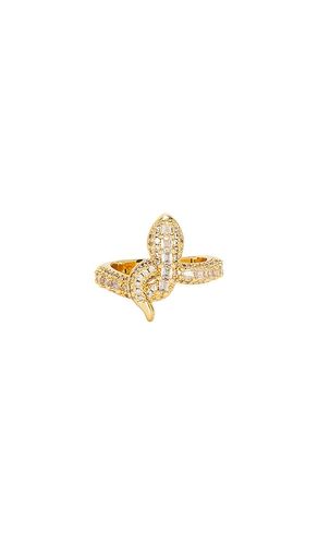 Pave Snake Ring in . Size 5. Also in 6, 7, 8 - Mazin Jewels - Modalova