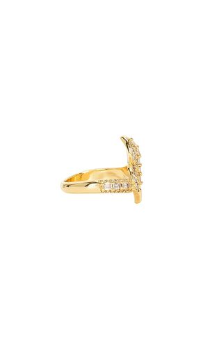 Pave Snake Ring in . Size 5. Also in 6, 7, 8 - Mazin Jewels - Modalova