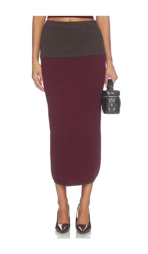 JUPE MIDI COLORBLOCK COLORBLOCK MIDI SKIRT en . Taille S. Also en M, L - MATTHEW BRUCH - Modalova