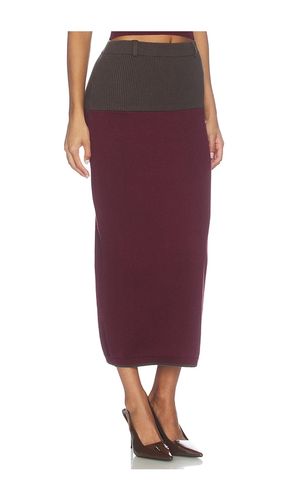 JUPE MIDI COLORBLOCK COLORBLOCK MIDI SKIRT en . Taille L. Also en M - MATTHEW BRUCH - Modalova