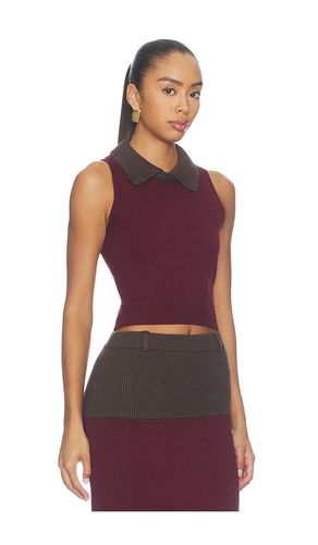 Combo Collar Cropped Tank Top en . Taille M. Also en S - MATTHEW BRUCH - Modalova