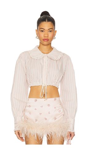 Crop Shirt With Collar en . Taille L. Also en M - Milkwhite - Modalova
