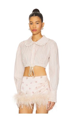 Crop Shirt With Collar en . Taille L. Also en M - Milkwhite - Modalova
