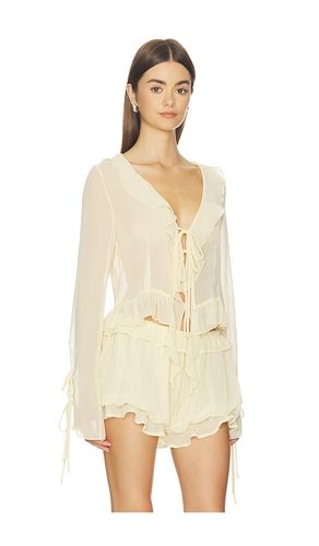 CHEMISE RUFFLE en . Taille XS. Also en S, L - Milkwhite - Modalova