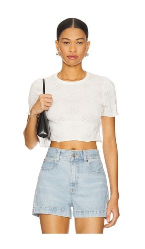 Bowie Pointelle Knit Tee in . Size M, S, XL, XS - MINKPINK - Modalova