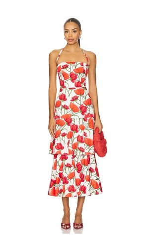 ROBE MI-LONGUE RED PEONIA en . Taille 6. Also en 2 - MILLY - Modalova