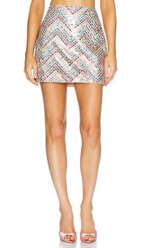 JUPE CHEVRON SEQUINS in . Size 8 - MILLY - Modalova