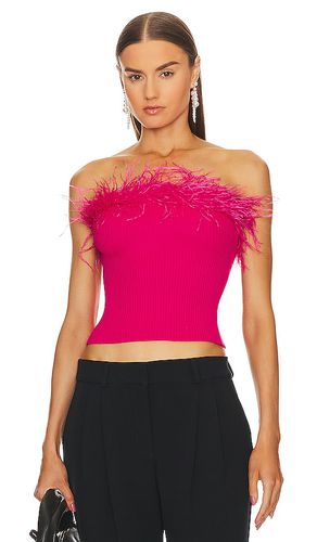 Strapless Feather Knit Top in . Size M, P, S - MILLY - Modalova