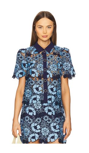 Addison Two Tone Floral Lace Top en . Taille M. Also en - MILLY - Modalova