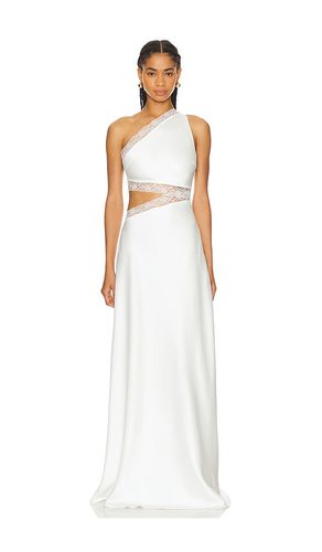 ROBE DE SOIRÉE EN DENTELLE ASYMÉTRIQUE JILLIAN in . Size M, S, XL - MISHA - Modalova