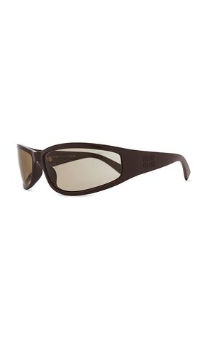 LUNETTES DE SOLEIL SHIELD en - Miu Miu - Modalova