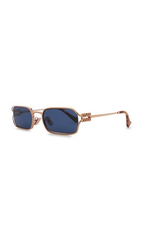 LUNETTES DE SOLEIL RECTANGLE en - Miu Miu - Modalova