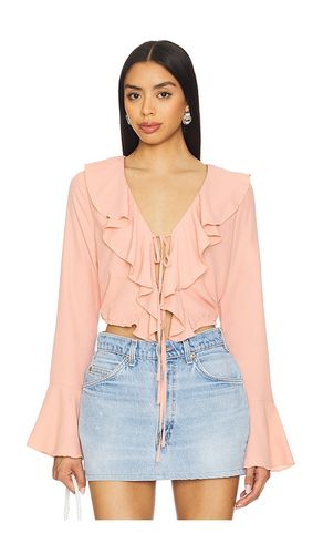 Denise Ruffle Tie Top in . Size S, XS, XXS - MORE TO COME - Modalova