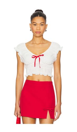 Maria Ruched Top en . Taille L. Also en M, S, XS, XXS - MORE TO COME - Modalova