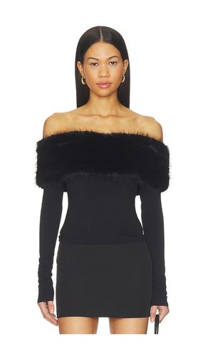 Evie Faux Fur Top en . Taille XS. Also en XXS, S, M, L, XL - MORE TO COME - Modalova