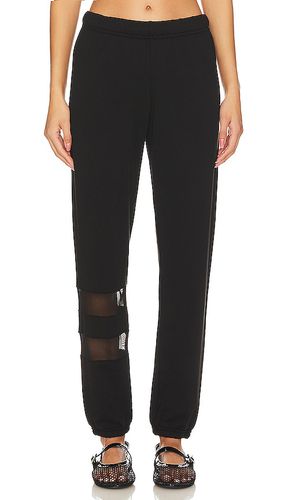 PANTALON CONTRASTANT EN MESH SETTON in . Size S, XS - Michael Lauren - Modalova