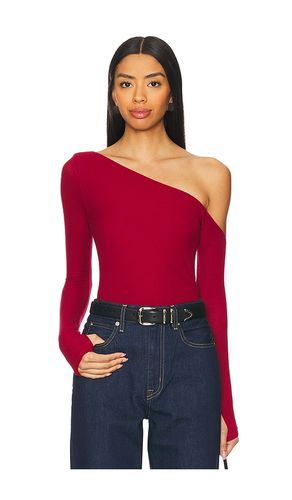 Magdaleno Asymmetrical Fitted Cold Shoulder Long Sleeve Top en . Taille S. Also en XL, XS - Michael Lauren - Modalova