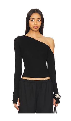 Magdaleno Long Sleeve Asymmetrical Fitted Cold Shoulder Top en . Taille M. Also en XL - Michael Lauren - Modalova