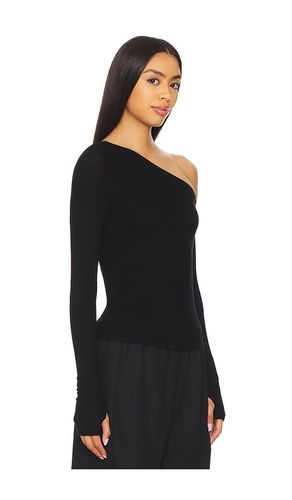 Magdaleno Long Sleeve Asymmetrical Fitted Cold Shoulder Top en . Taille L. Also en XL - Michael Lauren - Modalova