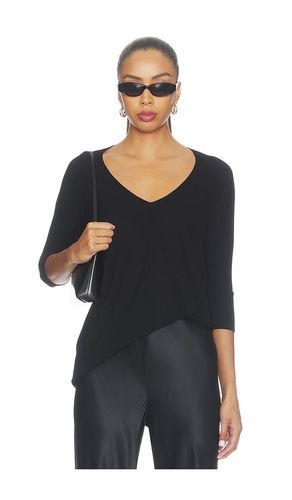 TOP MANCHES 3/4 ET COL V DRAPÉ DYLAN en . Taille M. Also en S, XS - Michael Lauren - Modalova