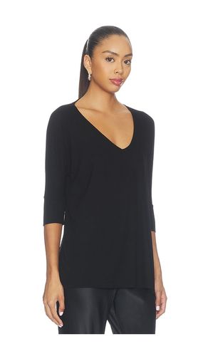 TOP MANCHES 3/4 ET COL V DRAPÉ DYLAN en . Taille XS. Also en S, M, L - Michael Lauren - Modalova