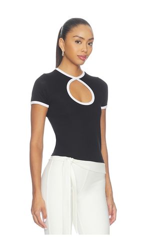 T-SHIRT MANCHES COURTES COLORBLOCKED ET DÃCOUPE GOUTTE D'EAU KEONI en & . Taille M. Also en S - Michael Lauren - Modalova