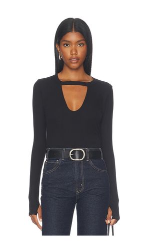 T-SHIRT AJUSTÉ À MANCHES LONGUES AVEC DÉCOUPE DOUBLE LIGNE KEPLIN en . Taille XS. Also en S, M, L, XL - Michael Lauren - Modalova