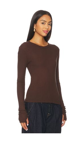 Axl Long Sleeve Crop Fitted Top en . Taille L. Also en M, S, XL, XS, XXL - Michael Lauren - Modalova