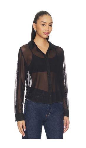 CHEMISE BOUTONNÉE À MANCHES LONGUES EN MESH ALAMEDA en . Taille M. Also en XL - Michael Lauren - Modalova