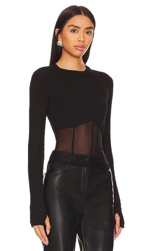 HAUT CORSET EN MESH CÔTELÉ DANTON en . Taille L. Also en M, S, XL/1X, XS - Michael Lauren - Modalova