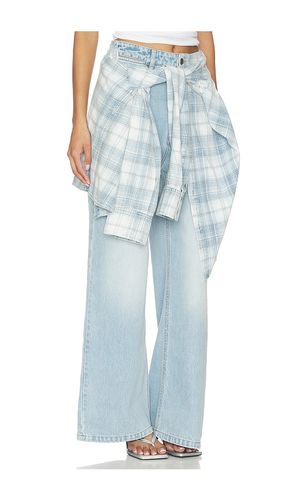 Lace-Up Denim Jean en . Taille XS. Also en M, L - MARRKNULL - Modalova