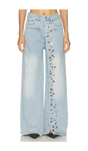 Asymmetrical Metal-Button Jean en . Taille L. Also en M, S - MARRKNULL - Modalova