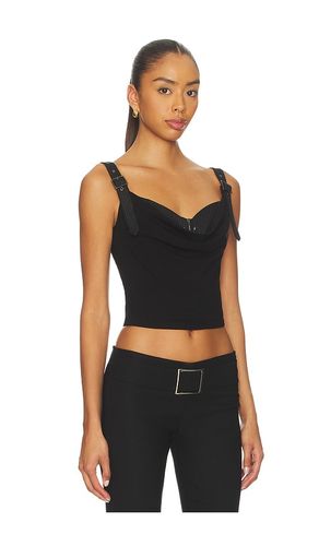 Printed Pleated Corset Top en . Taille L. Also en XS - MARRKNULL - Modalova