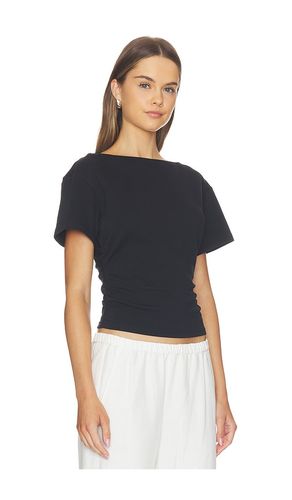 T-SHIRT MANCHES COURTES OXFORD en . Taille XS. Also en S, M, L - MADISON THE LABEL - Modalova