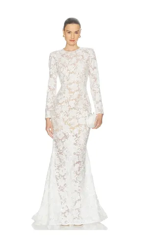ROBE BLANCHE SASHA en . Taille 10/L. Also en 12/XL, 2/XS, 4/S - Nadine Merabi - Modalova