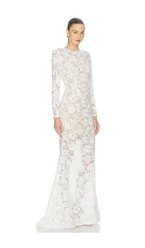 ROBE BLANCHE SASHA en . Taille 10/L. Also en 12/XL, 2/XS, 4/S - Nadine Merabi - Modalova