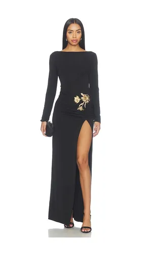 ROBE NOIRE ROMY en . Taille 10/L. Also en 2/XS, 4/S, 6/SM, 8/M - Nadine Merabi - Modalova