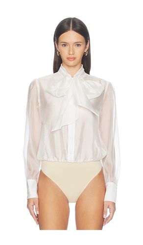 Organza Blouse Bodysuit en . Taille 10/L. Also en 4/S, 6/SM, 8/M - Nadine Merabi - Modalova