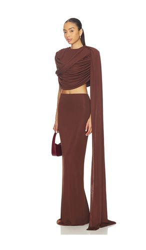 Khara Long Trained Jersey Top en . Taille 36/4. Also en 40/8 - ILKYAZ OZEL - Modalova
