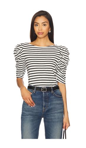 Emery Boat Neck Top in CrossWalk Stripe in ,. Size M, S, XL/1X, XS - Nation Los Angeles - Modalova