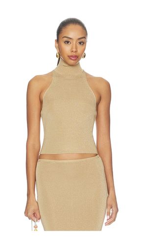 Nyla Shimmer Mock Neck Tank en . Taille L. Also en M, S, XL, XS, XXS - NBD - Modalova