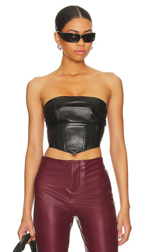 Charlotte Leather Top in . Size M, XL - NBD - Modalova