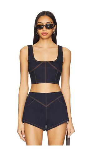 TOP EN DENIM ALBA en . Taille L. Also en M, XL - Nakedvice - Modalova